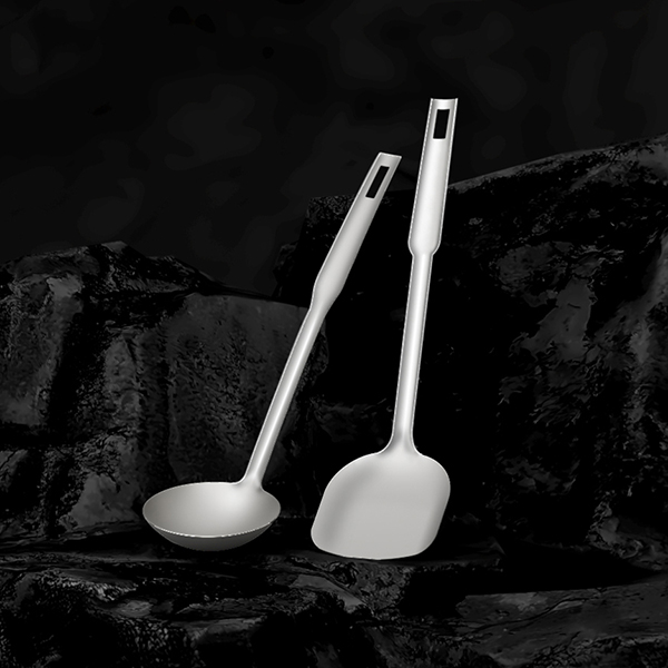 钛空舱双星钛晶勺铲套装