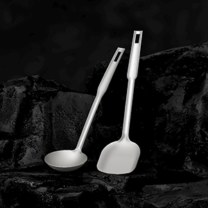 钛空舱双星钛晶勺铲套装